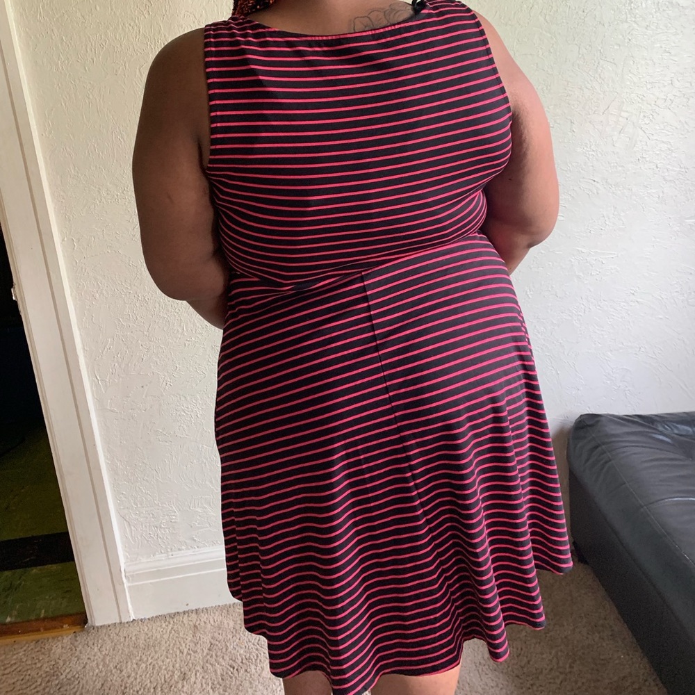 TORRID RED STRIPED DRESS💗 - Picture 3 of 3
